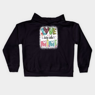 I love being called Mimi Grandmother cute gift idea Kids Hoodie